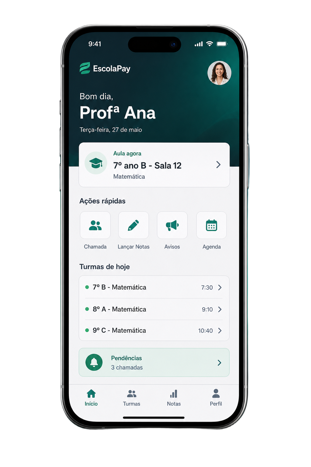App do Professor